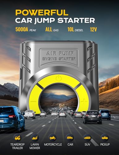 All-Purpose Car Jump Starter with Air Compressor