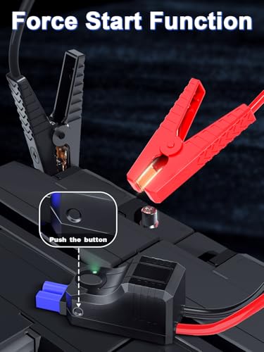 Intelligent Car Jumper Cable Clamps for 12V Portable Jump Starters